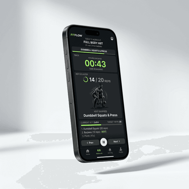 YouFit gym app showcase on mobile device
